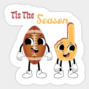 Tis Football Season Sticker